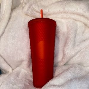 Studded Starbucks Cup , Red